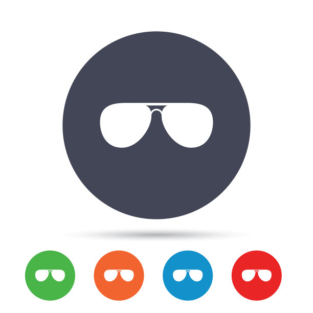 飞行员太阳镜标志图标飞行员眼镜图片下载