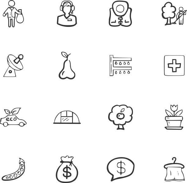 涂鸦农场图标集图片下载