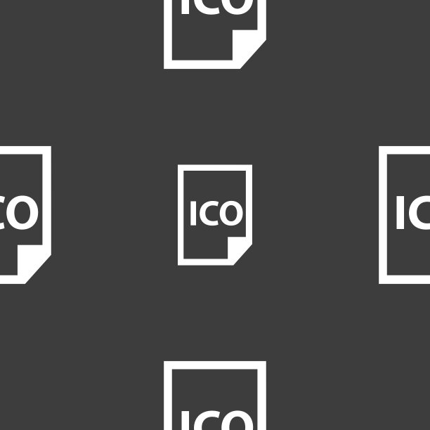 文件ICO图标灰色无缝图案图片下载