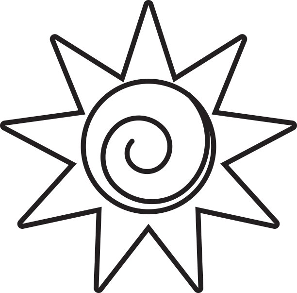 太阳气候图标图片下载