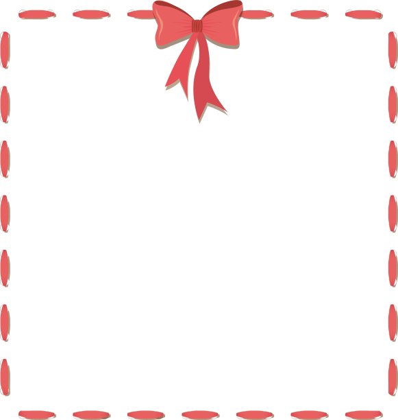 丝带蝴蝶结图标形象图片下载