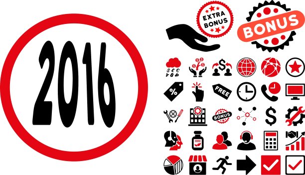 2016年透视扁平图标及赠品图片下载