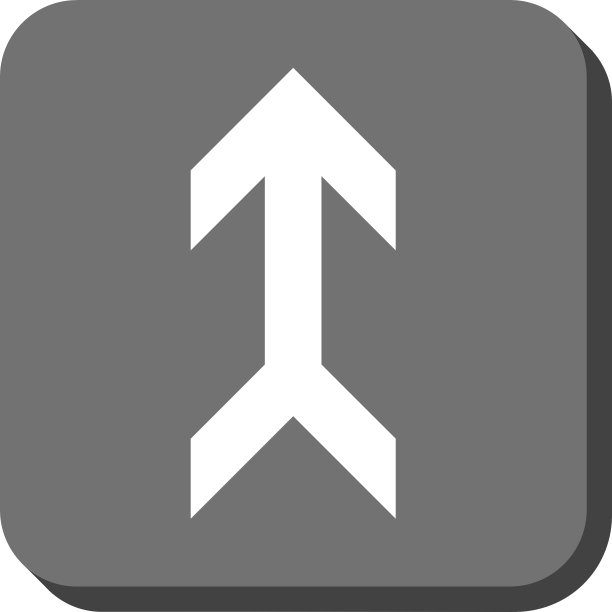 向上箭头圆形方块图标图片下载