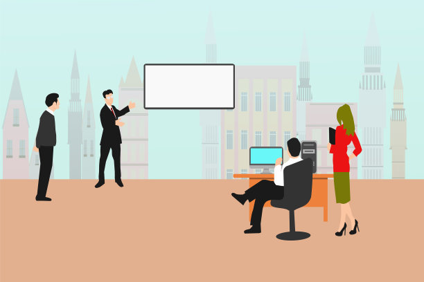 有两家公司向客户提供业务图片下载