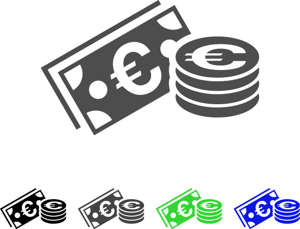 欧元现金图标图片下载