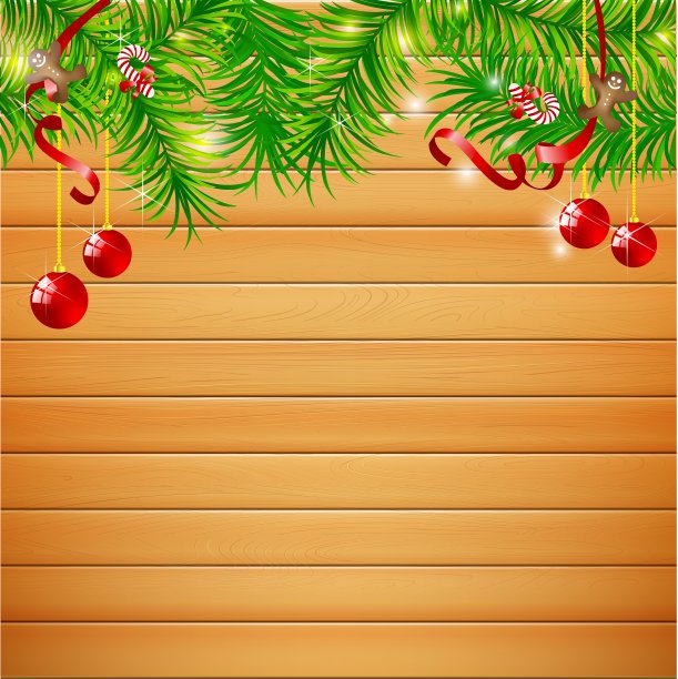 抽象的背景，写实的自然木材与红色图片下载