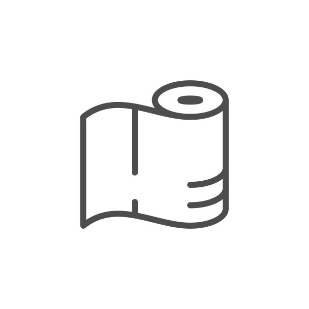 纸巾线条图标图片下载
