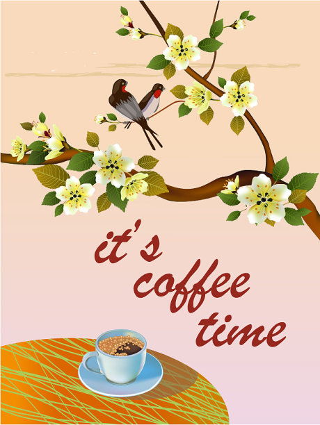 春光明媚，樱花盛开图片下载