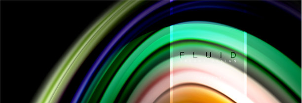 流体颜色抽象背景彩色海报图片下载