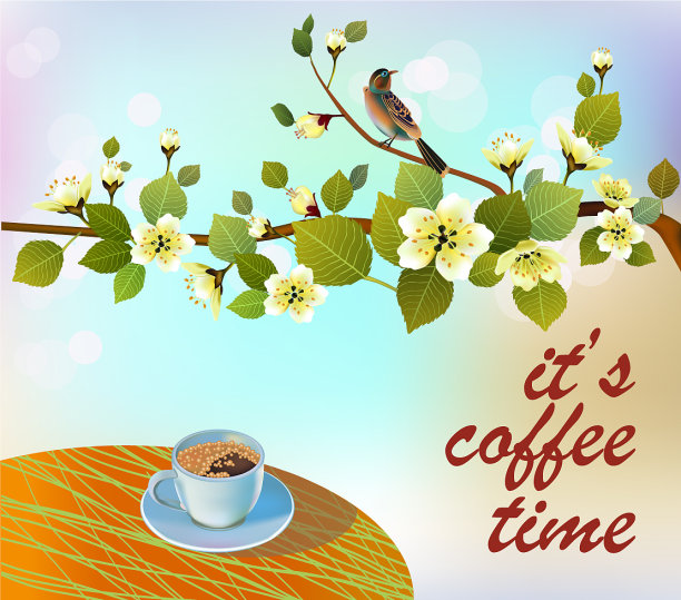 春光明媚，樱花盛开图片下载