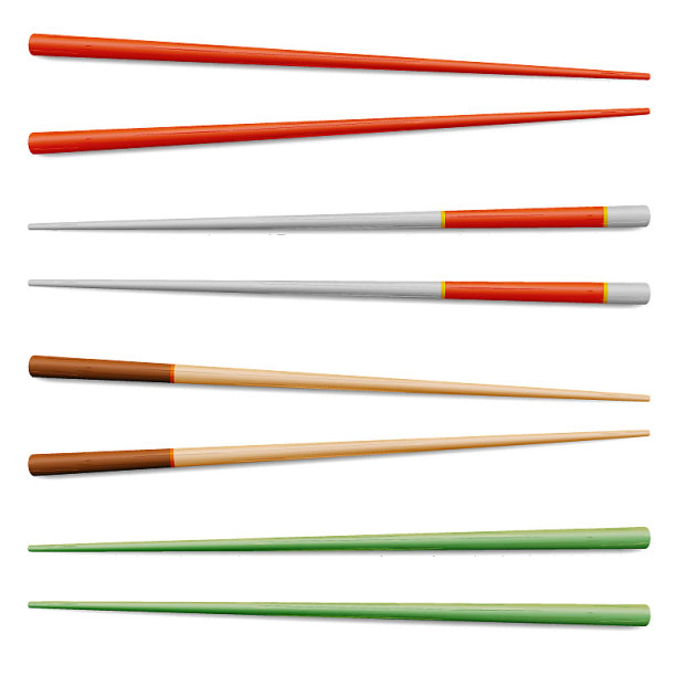 食物筷子设置孤立图标符号图片下载