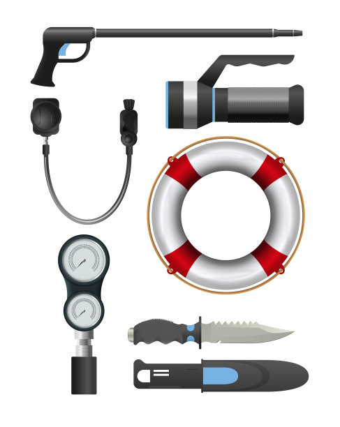 潜水设备成套图片下载