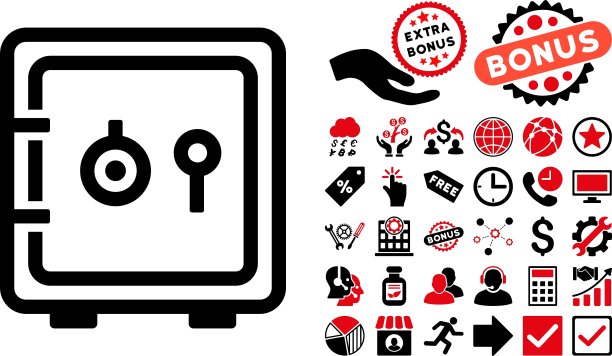 带奖励的安全扁平图标图片下载