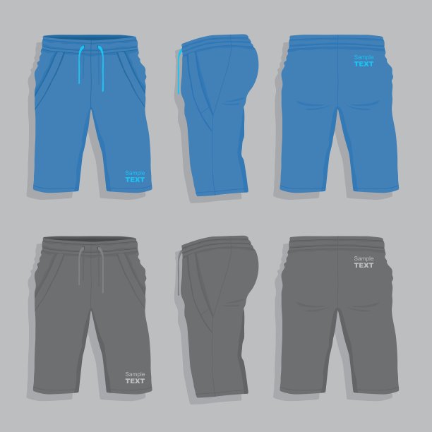 男人的运动短裤图片下载