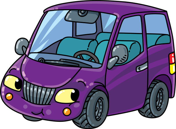 带眼睛的有趣小车图片下载