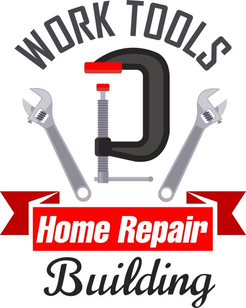 家居建筑和修理工作工具图标图片下载