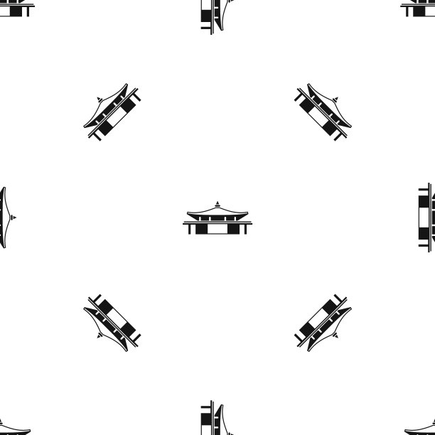 太阳穴图案无缝黑色图片下载