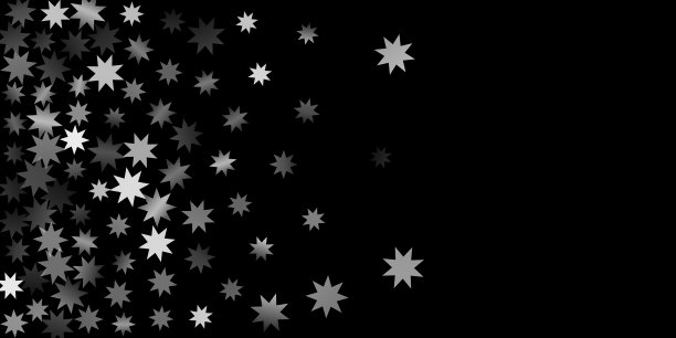 抽象的银星五彩纸屑图片下载