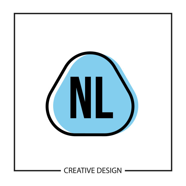 首字母NL Logo模板设计图片下载
