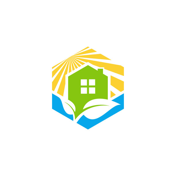 立方体家居地产标志标志图标设计图片下载