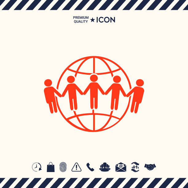 地球图标传播全球的概念图片下载