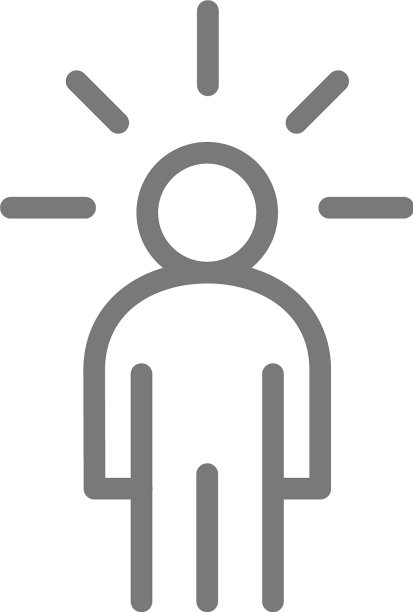 有想法的简约男人线条图标符号标志图片下载