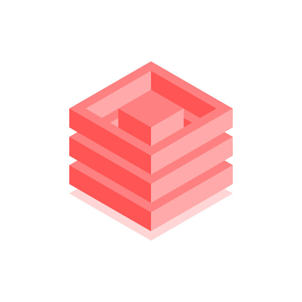 抽象立方图标等距图片下载