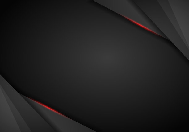 抽象金属红黑框架布局设计图片下载