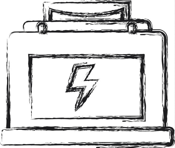 汽车电池图标图片下载