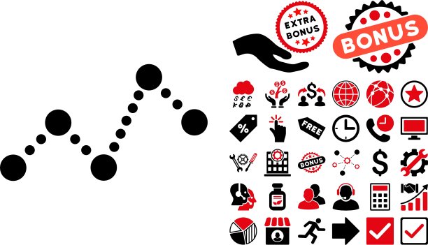 带奖励的扁平图表图标图片下载