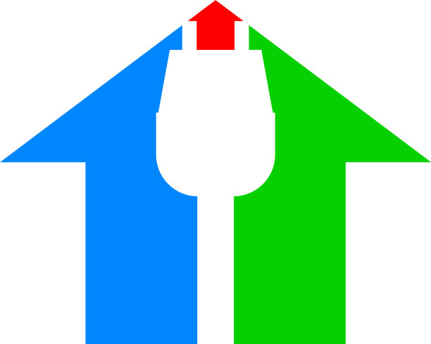 电力房子的标志图片下载