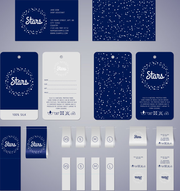 裁缝徽章身份和标签设置图片下载