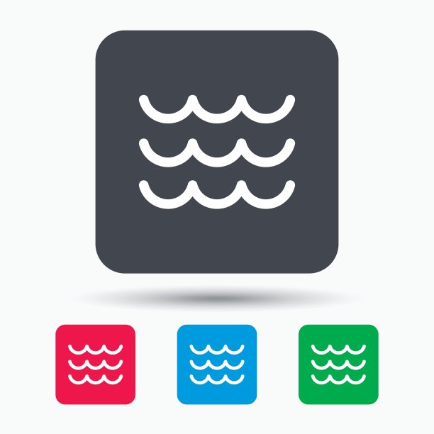 波浪图标水流标志图片下载