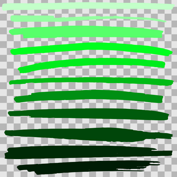 绿色荧光笔手绘图片下载