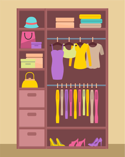 服装店和衣服素材图片