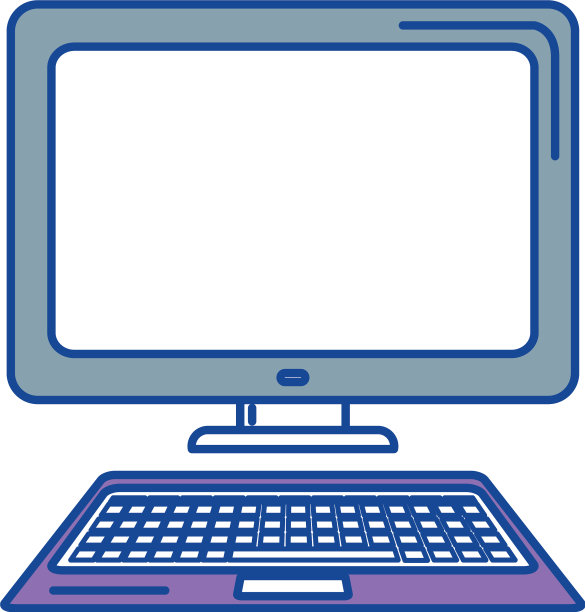 计算机桌面隔离图标图片下载