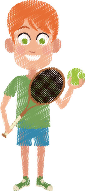 快乐小男孩的偶像形象图片下载