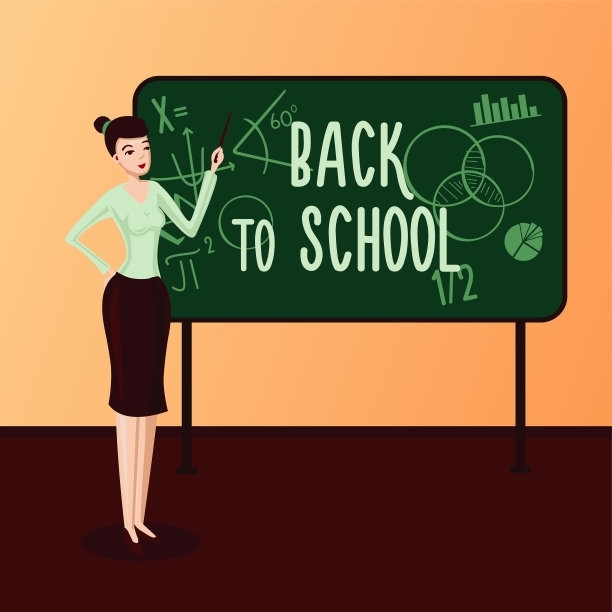 回到学校女老师的一个教室图片下载