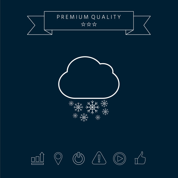 云雪线图标图片下载