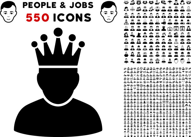 带奖金的国王图标图片下载