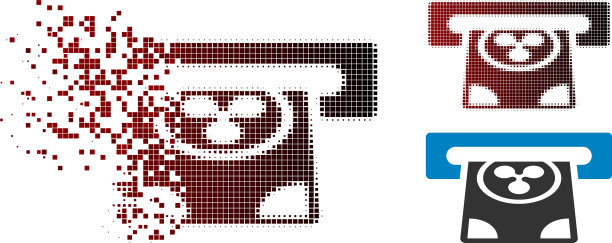 分解像素半色调纹波卡终端图片下载