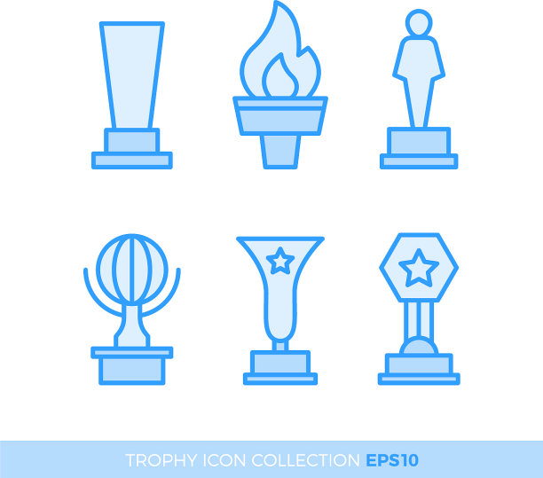 一套premium award ICONS eps10图片下载