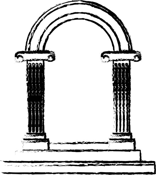 美丽浪漫的弧形门元素为您打造图片下载