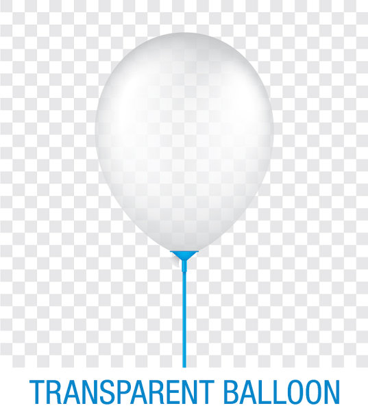 蓝色棍子上的透明白色气球图片下载