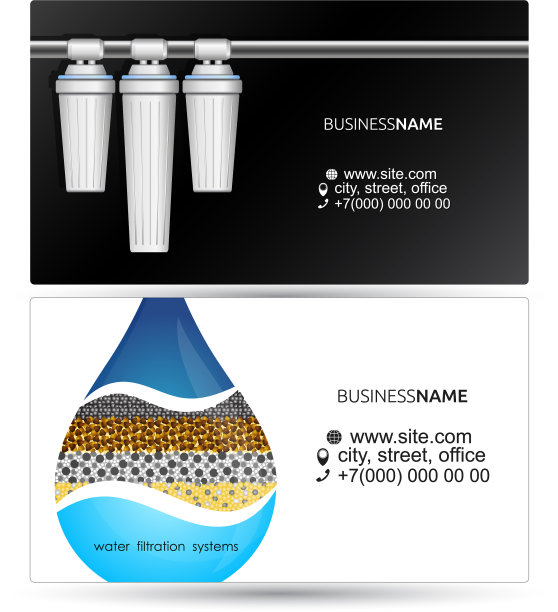 滤水器拜访卡图片下载