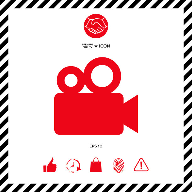 电影摄影机图标图片下载