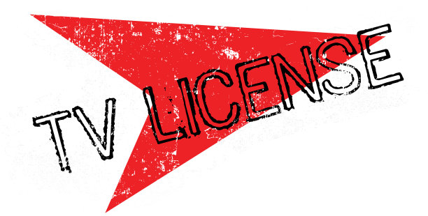 电视执照橡皮章图片下载