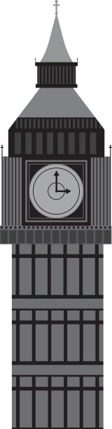 大本钟是伦敦城市孤立的标志图片下载