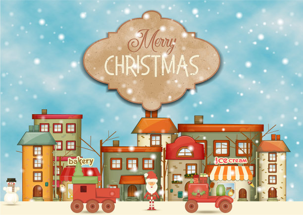 圣诞贺卡图片下载