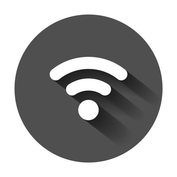 扁平风格无线网络标志图片下载
